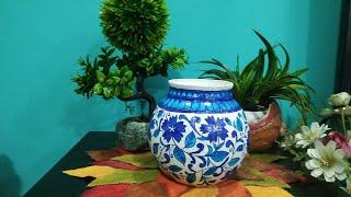 Handmade Blue Pottery | How to make Blue pottery at Home | Blue Pottery Art