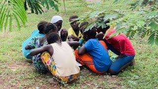 he cooked delicious native African and the children came over to make a request