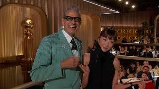 Jeff Goldblum and Michelle Yeoh Present Best Song – Motion Picture | 82nd Annual Golden Globes