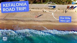 EXPLORING KEFALONIA GREECE by CAR - Antisamos, Lassi & Lourdas beach after HURRICANE IANOS