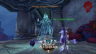 Nazjatar Horde Questline 8.2 - First Arcanist Thalyssra - Queen Azshara