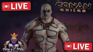 LIVE - CONAN EXILE : SAVAGE WILDS - NE PREGATIM ARMATA , INTARIM BAZA  - !!  -