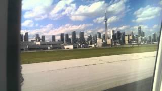 Toronto city airport - Bombardier taxi, flight 7522