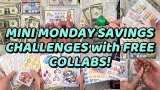 MINI MONDAY RANDOMIZER SAVINGS CHALLENGES with FREEBIE COLLABS!