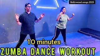 10 min Daily Beginners Zumba Bollywood dance workout 2023   | Zumba with saroj  Viral videos