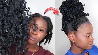 How To: Curl Messy Bun with Passion Twists