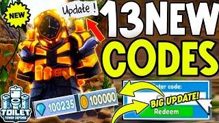 FINALLY!![EP 74 PART 1]NEW TOILET TOWER DEFENSE ROBLOX CODES 2024-TOILET TOWER DEFENSE CODES