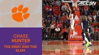 Clemson's Chase Hunter With The Swat And The Slam