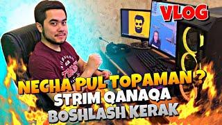 VLOG - NECHA PUL TOPAMAN STRIM QANAQA BOSHLASH KERAK HAYOTIY VIDEO