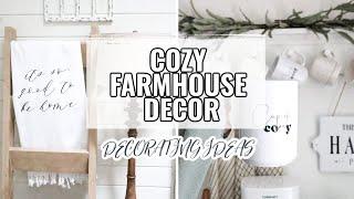 COZY FARMHOUSE FALL DECORATING IDEAS | FALL HOME DECOR 2020 | HOUSE + HOLM NEW ARRIVALS