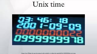 Unix time