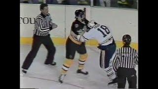 Bruins - Sabres rough stuff 3/20/88