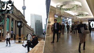 Union Station and the HUGE Underground PATH | Toronto Walk (Nov 2022)