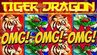 OMG! WHO NEEDS A HANDPAY!? THIS WAS EPIC!!!!!! NEW! TIGER AND DRAGON MULTIPLIERS Slot Machine (IGT)