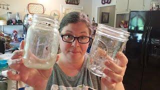 How to clean old dirty mason jars -easy method 100% clean