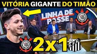 PÓS JOGO! CORINTHIANS BATE O SANTOS E VAI PRA FINAL DO PAULISTÃO.