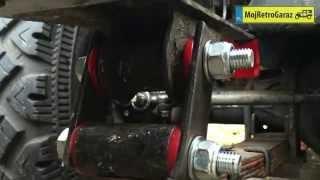 Replacement rubber suspension sleeve front and rear spring.