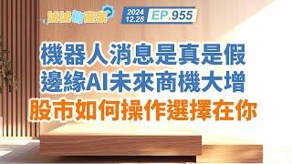 第955集｜機器人消息是真是假 邊緣AI未來商機大增 股市如何操作選擇在你｜20241225｜陳建誠 分析師｜股海大丈夫