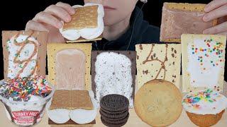 ASMR Pop-Tarts Vs Original *Ice Cream Fudge Sundae, S’mores, Oreo, Chocolate Chip, Confetti