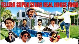 Telugu actors Real House Tour| Allu Arjun, Prabhas, Mahesh babu,Jr NTR house in HYD 2024 #tollywood