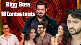 Bigg Boss Season 18 New Update!! Contestants list of Names!!#bollywood #celebrities #actress !!?