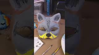 Grey fox mask #therian #therianmask #fox #greyfox