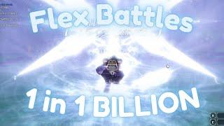 Using the NEW 1 in 1 BILLION aura LUMINOSITY in Flex Battles | Sol's RNG