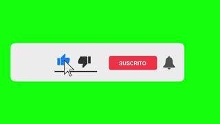 Animación Dale like, suscríbete y activa la campanita pantalla verde | Joseito TV
