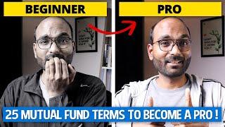 25 Mutual Fund Terms to Become a PRO in Mutual Fund Investing | Beginner to PRO in Mutual Funds