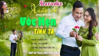 KARAOKE LK Chèo Xuân Về Ước Hẹn Tình Ta // Song Ca Cùng Nsut Phương Mây