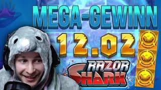 Der erste MEGA-GEWINN!  - #001 RazorShark  SLOTS | SchustrichTv 