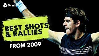 Djokovic, Federer, Nadal, Del Potro & More! | 20 Brilliant Shots & Rallies From 2009