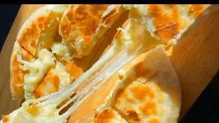 Cheese potato bread in frying pan/no oven,no egg,no yeast #food #delicious #cooking