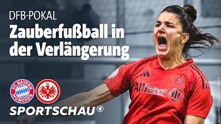 Bayern München - Eintracht Frankfurt Highlights DFB-Pokal Frauen, Viertelfinale | Sportschau Fußball