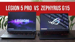 Lenovo Legion 5 Pro vs Asus Zephyrus G15 - Not What I Expected (Battle of the 3070s)