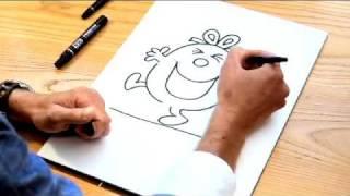 How to Draw the Mr Men characters - Little Miss Naughty