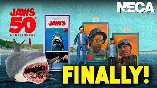 First Look - NECA Jaws 50th Anniversary Hooper, Quint & Shark!