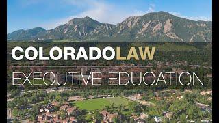 Colorado Law Executive Education