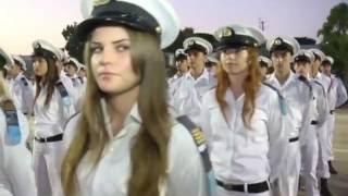 Israeli Navy school graduation (IDF Israel Defense Forces women soldiers and girls of israeli army)