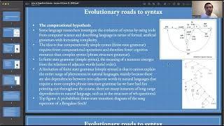 Lecture 13: The Evolution of Syntax | COGSCI 1 | UC Berkeley