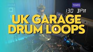 UKG Drum Loops 130 BPM // The Hybrid Drummer