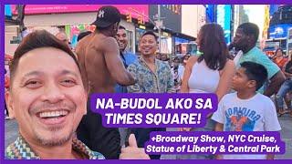 NABUDOL AKO SA TIMES SQUARE!+ BROADWAY SHOW, STATUE OF LIBERTY CRUISE, CENTRAL PARK BY JHONG HILARIO