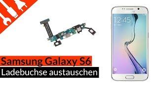 S6 Ladebuchse | Mikro | Sensortasten Reparatur - Samsung Galaxy S6 Dockconnector Tutorial kaputt de