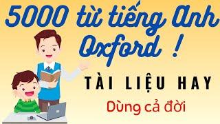 5000 từ vựng tiếng Anh Oxford | The Oxford 5000 vocabulary word list