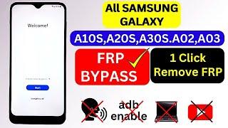 Samsung A30s,A20s,A10s,A02,A03 Frp Bypass 2024 Without PC | All Samsung Frp Unlock Google ID Bypass
