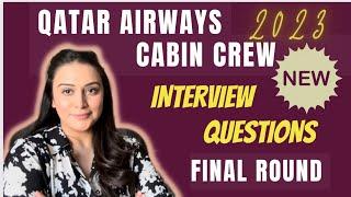 Final Interview Questions for Qatar Airways cabin crew interview| Latest Interview questions in 2023