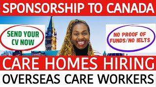 Relocate To Canada Without IELTS | Care Homes Giving Free Work Permit To Overseas Caregivers