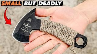 10 SMALLEST Tactical Tomahawk Axes on AMAZON!