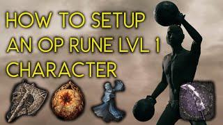 Elden Ring | How to setup an OP rune level 1 character
