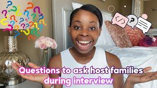 Questions to ask host families during Skype interview|Aupair|South African YouTuber